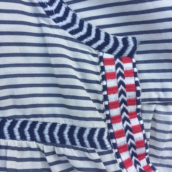 J. Crew Boho Split Neck Long Sleeved Blouse - Picture 3 of 4